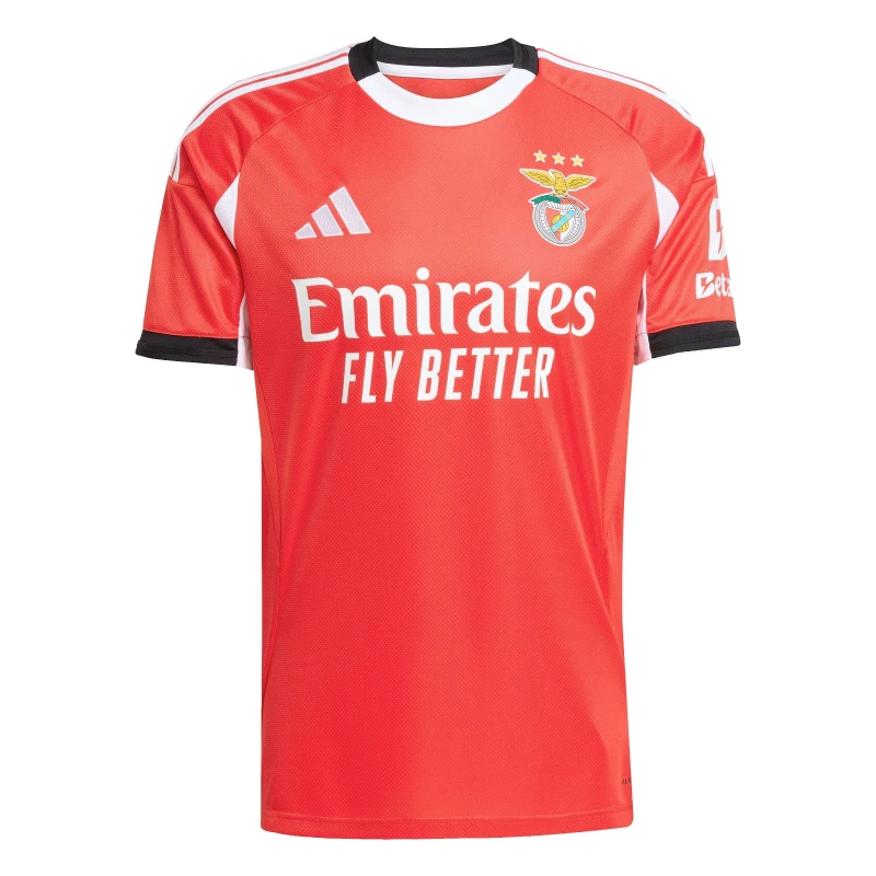 Image of adidas Benfica Home Shirt 2025 2026 Adults Red male M
