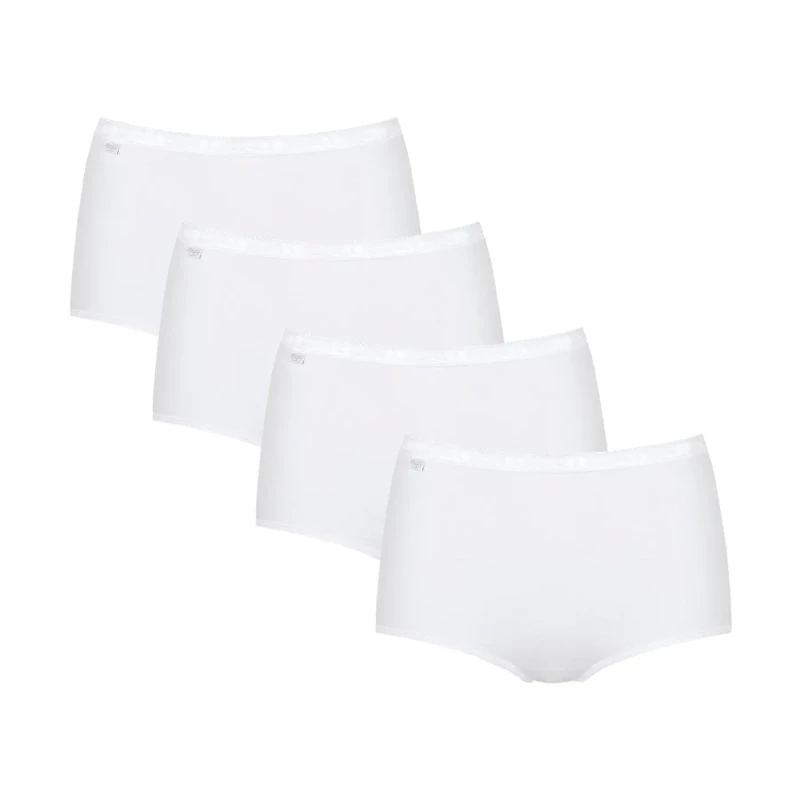 Image of Sloggi Womens boxer shorts Sloggi Basic + Maxi (x4) Blanc Female 40