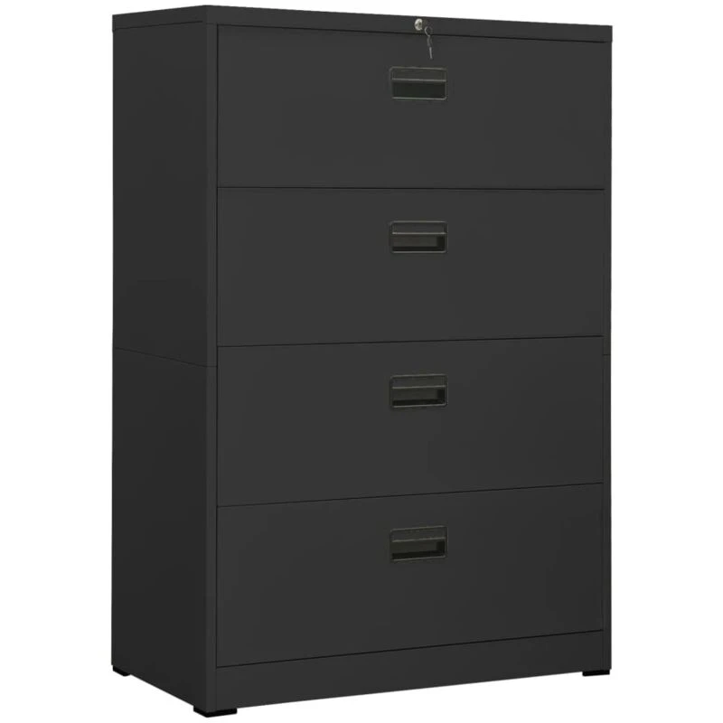 Image of VIDAXL Filing Cabinet Anthracite 90x46x134cm Steel Vidaxl 8720286566091