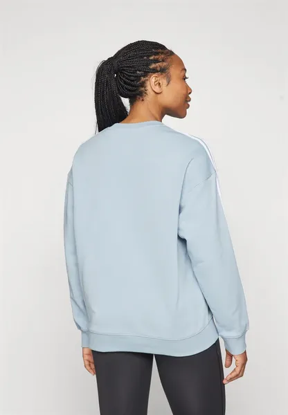 Image of Adidas adidas Essentials 3 Stripes Sweatshirt Blue Female S/M DI36001