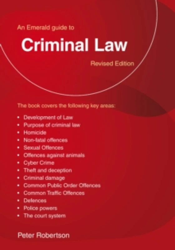 Image of An Emerald Guide to Criminal Law. Paperback. By Peter Robinson Books