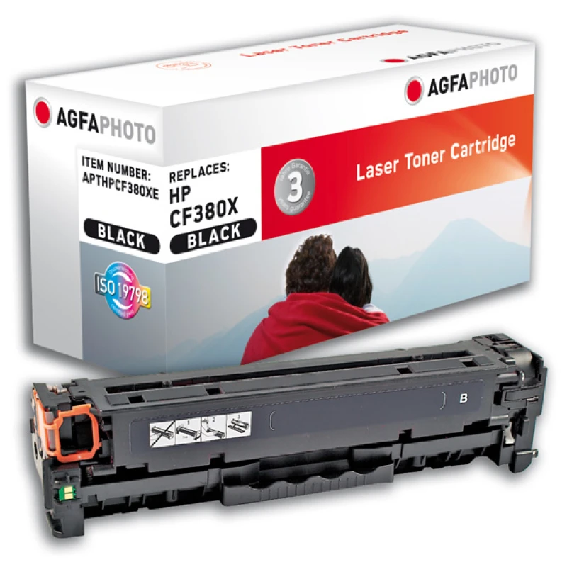 Image of AgfaPhoto APTHPCF380XE toner cartridge Black