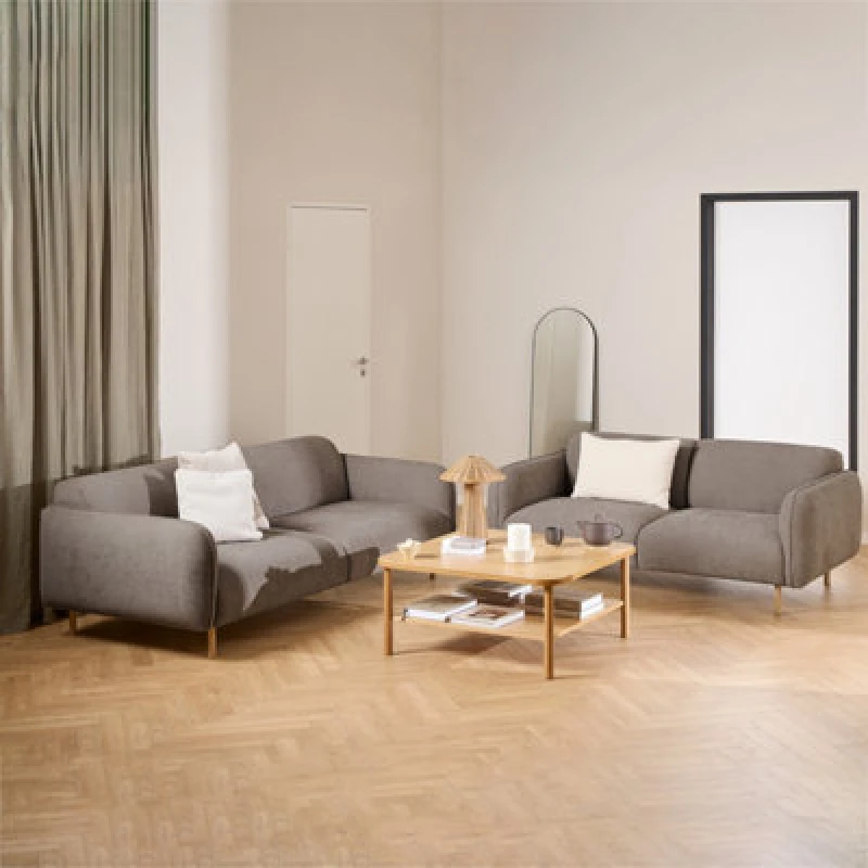 Image of Furniture To Go Westham 2 + 3 Seater Sofa Set And Fay Dusty Brown Fabric