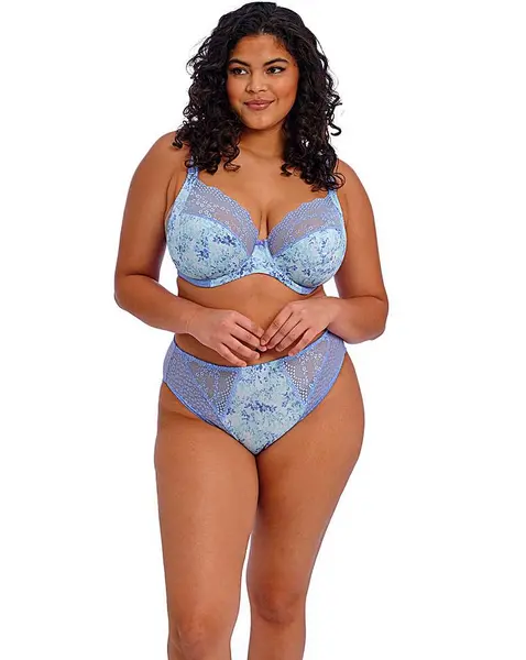 Image of Elomi Elomi Lucie Plunge Wired Bra Cornflower Cornflower Female 40FF QV13613