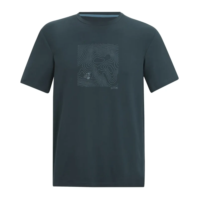Image of Stretch T-Shirt Regatta Fingal Bleu Male S