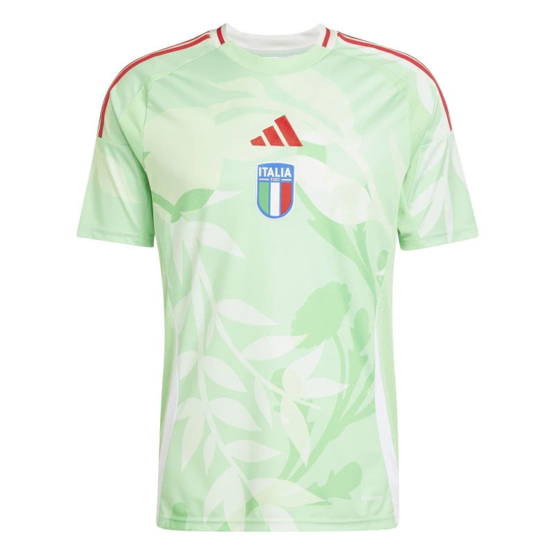 Image of adidas Italy Away Shirt 2025 Mens Glory Mint male M