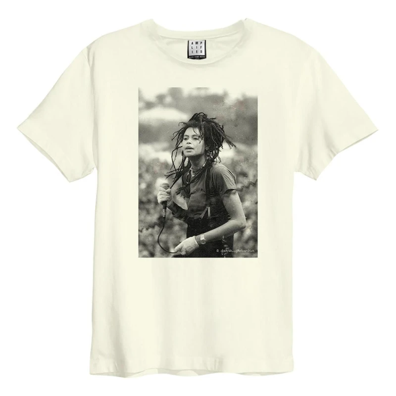 Image of Amplified Amplified Men Annie Ruddock Joe Wise T-Shirt in White Size: 3X-Large White XXXL Male 5063806648666