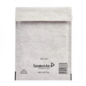 Image of Mail Lite Plus Bubble Lined Size C0 150x210mm Oyster White Postal Bag