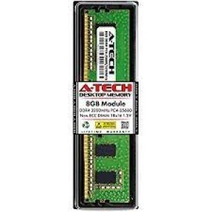 Image of 8GB, DDR4, 3200MHz, Non-ECC, CL22, X16, 1.2V, Unbuffered, DIMM, 288-pin, 1R