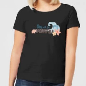 Image of Moana One with The Waves Womens T-Shirt - Black - XXL