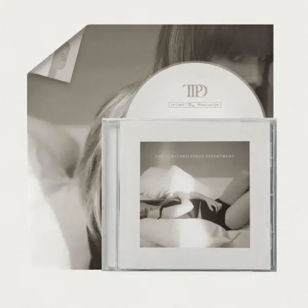 Image of Taylor Swift The Tortured Poets Department + Poster - Sealed 2024 UK CD album 602465081343