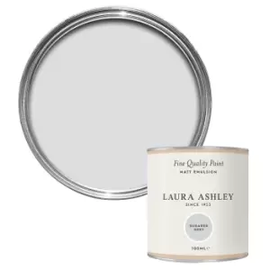Image of Laura Ashley Sugared Grey Matt Emulsion Paint, 100ml Tester Pot