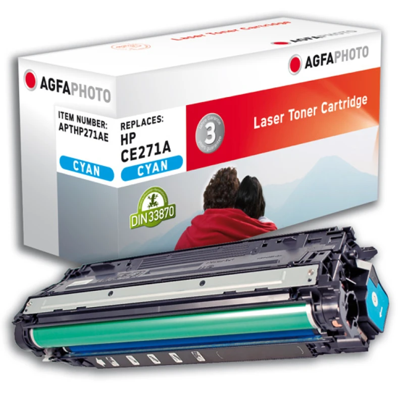 Image of AgfaPhoto APTHP271AE toner cartridge Cyan