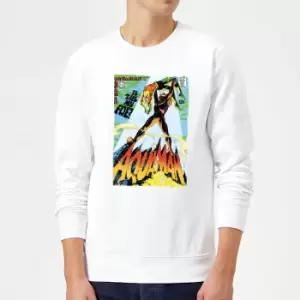 Image of Justice League Aquaman Cover Sweatshirt - White - S