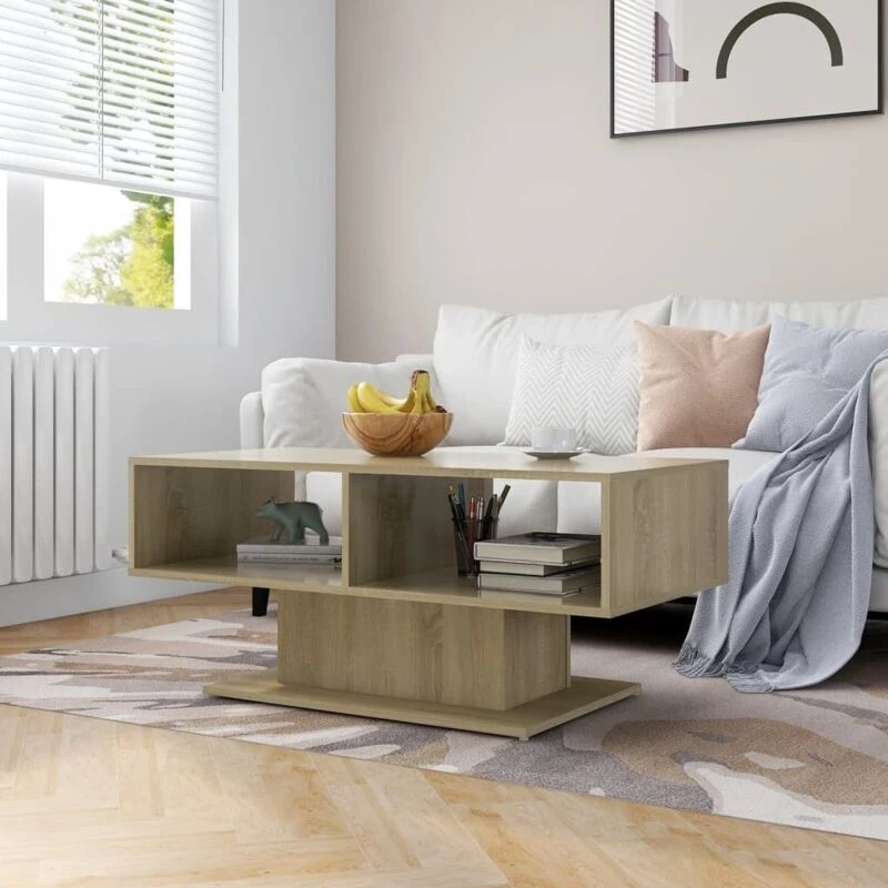 Image of VIDAXL Coffee Table Sonoma Oak 103.5x50x44.5cm Engineered Wood Vidaxl 8720286560266
