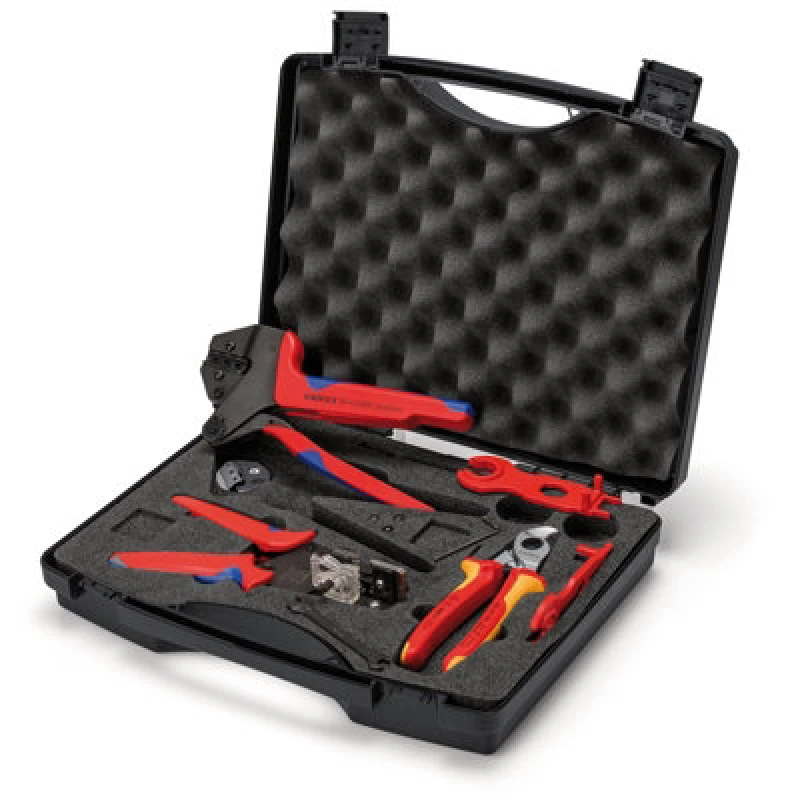 Image of Draper Knipex 97 91 04 V01 Tool Case For Photovoltaics For Solar Cable Connectors Mc4 (Multi-Contact) 13168
