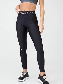 Image of Urban Armor Gear HeatGear&reg; Legging Branded Waistband - Black/White, Size L, Women