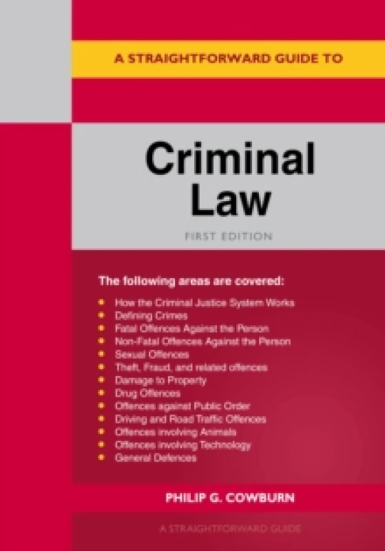 Image of A Straightforward Guide To Criminal Law Paperback / softback