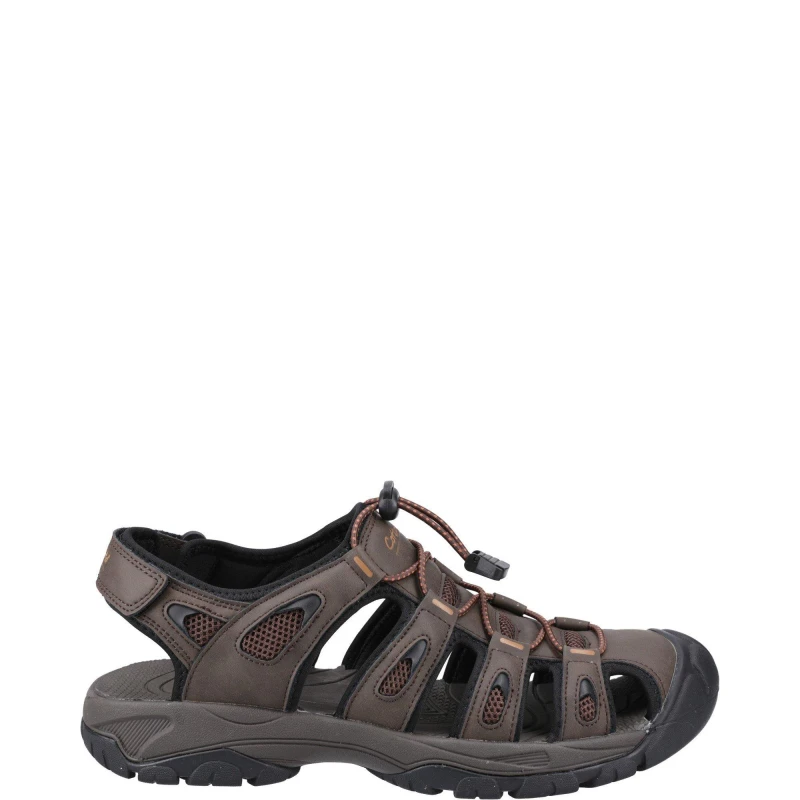 Image of Cotswold Mens Ampney Walking Sandals UK Size 12 (EU 46) BROWN COT841-BROWN-12