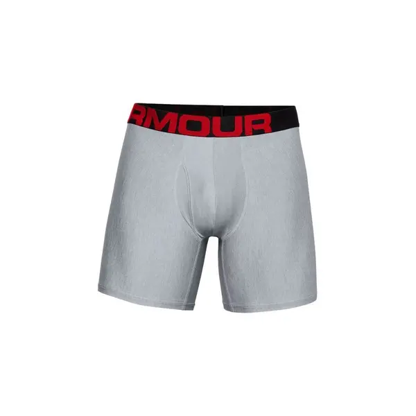 Image of Under Armour Tech 6" Boxerjock 2pk - Mod Gray/Jet Gray - M