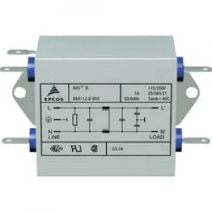 Image of EMI filter flame retardant 250 V AC 3 A 10 mH L x