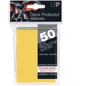 Image of Ultra Pro Standard Deck Protectors (50 Sleeves) - Yellow