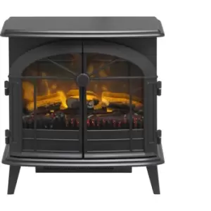 Image of Dimplex Leckford LEC20 Log Effect Electric Stove With Remote Control - Black