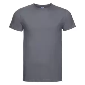 Image of Russell Mens Slim Short Sleeve T-Shirt (M) (White)