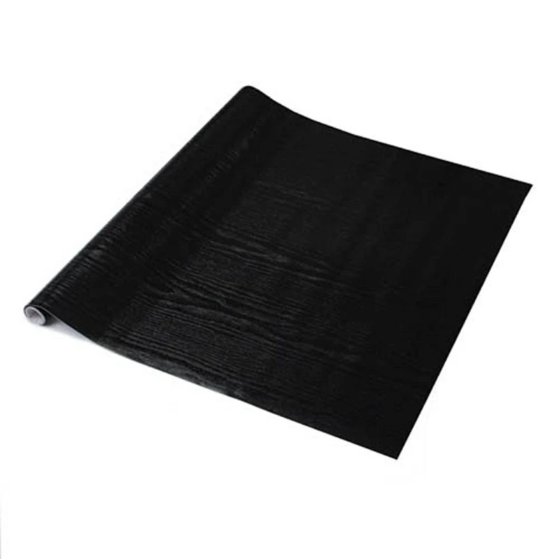Image of D-C-Fix Blackwood Self Adhesive Vinyl Wrap Film in Black Size: 900mm x 15000mm Black Unisex 900mm x 15000mm