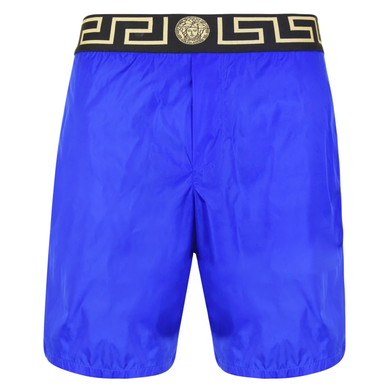 Image of Versace Icon Swim Shorts Blu/Gld A85K male 3XL