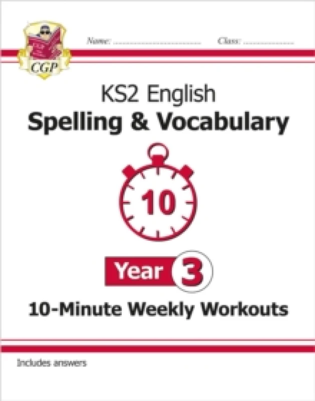 Image of KS2 Year 3 English 10-Minute Weekly Workouts: Spelling & Vocabulary Paperback / softback