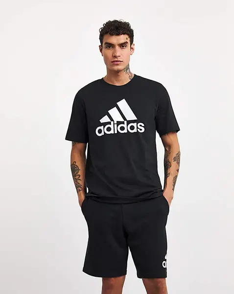 Image of Adidas adidas Big Logo T-Shirt Black/White Male XL44/48 LE32204
