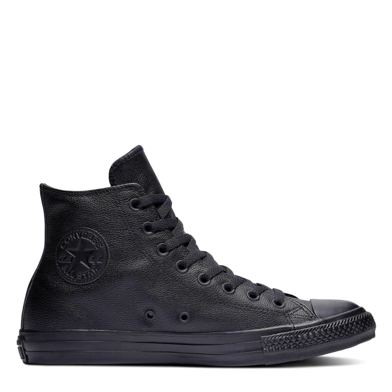 Image of Converse All Star Mono Leather Trainers Black 001 male 9.5 (44)