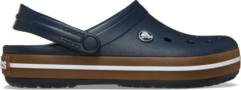 Image of Crocs Unisex Crocband Gum Clogs Navy W4/M3