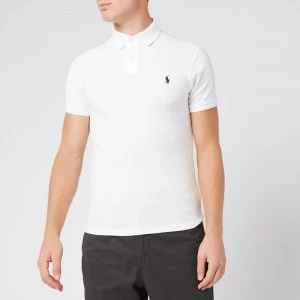 Image of Polo Ralph Lauren Mens Slim Fit Polo Shirt - White - L