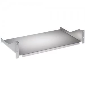 Image of Intellinet 19" Cantilever Shelf 2U Fixed Depth 400mm Grey