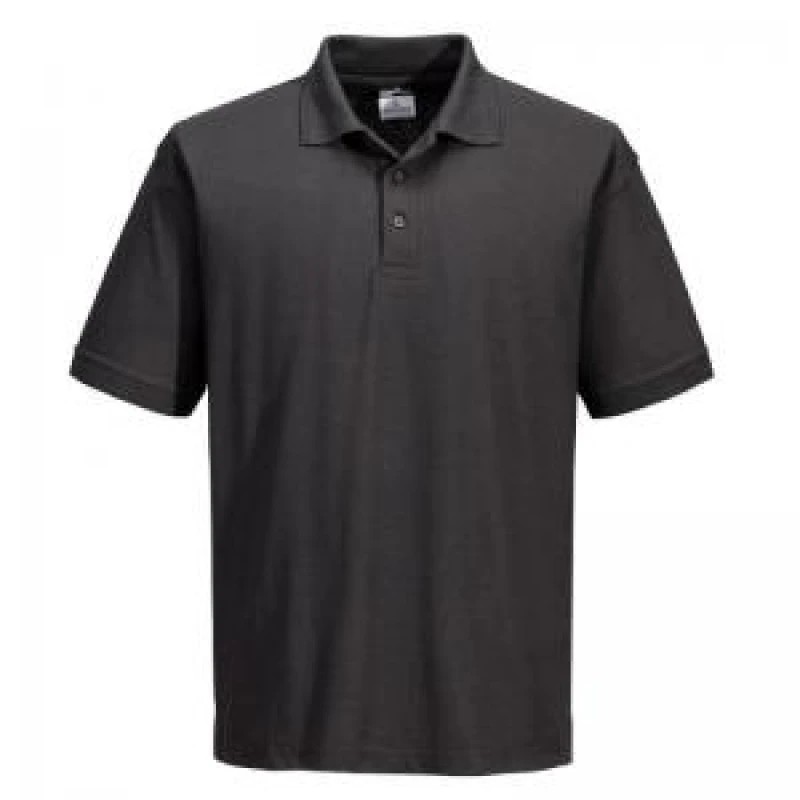 Image of Portwest Naples Polo Shirt B210MGRM Colour: Metal Grey