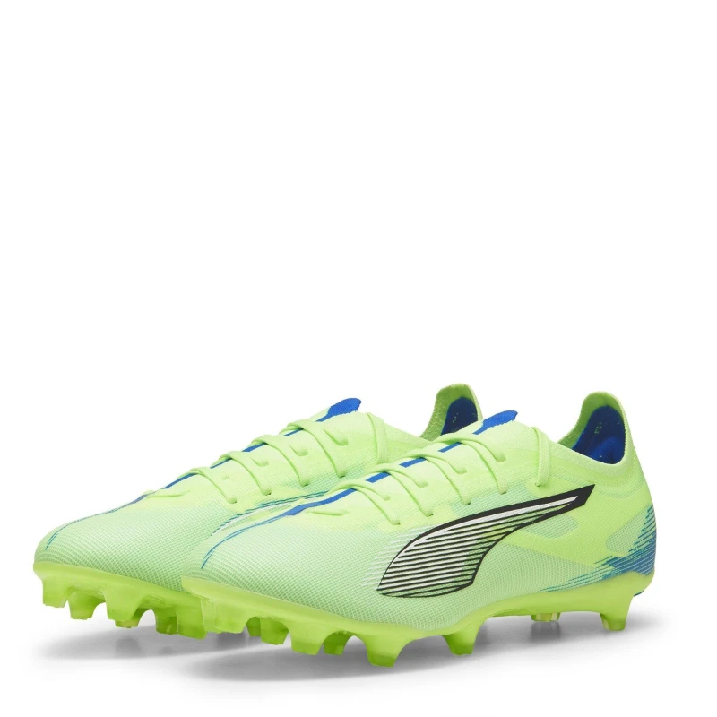 Image of Puma Ultra Match Firm Ground Football Boots - Green Green 6