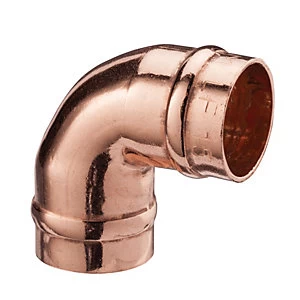 Image of Wickes Solder Ring Elbow - 15mm Pack of 25