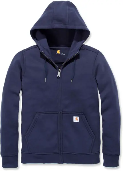 Image of Carhartt Clarksburg Full Zip Ladies Hoodie, blue, Size S for Women
