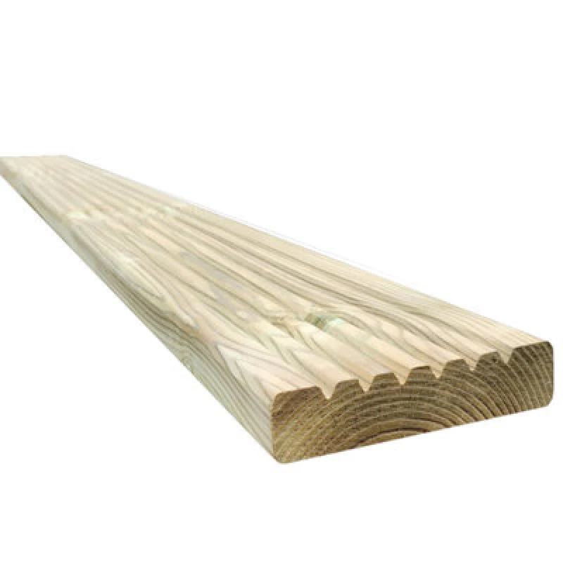 Image of Snowdon Timber Treated Decking Board 15 Pack (L) 2.4M (W) 120mm (T) 28mm