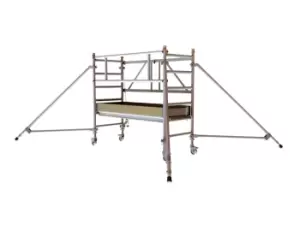 Image of Zarges ZAR5535212 PaxTower 3T Base Pack with Toeboards & Stabilisers 0.6m