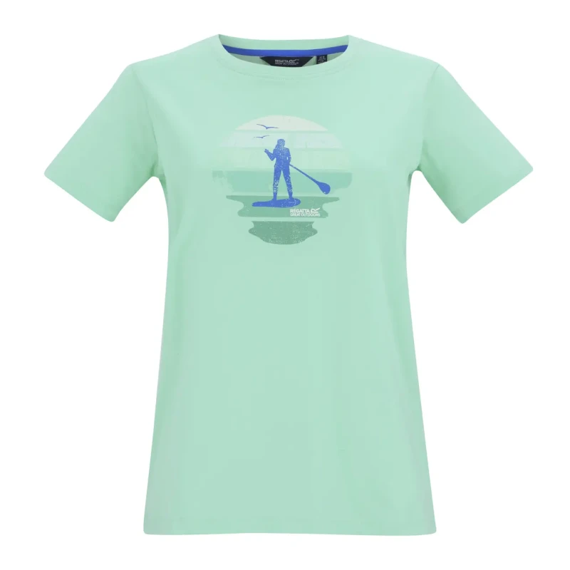 Image of Womens T-Shirt Regatta Filandra VX Vert Female 38