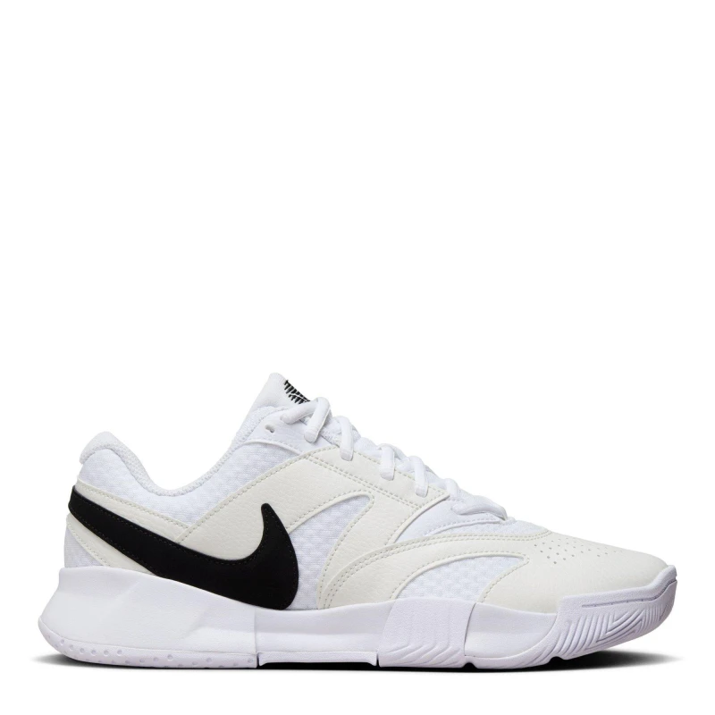 Image of Nike Court Lite 4 Womens Tennis Shoes White/Black female 4 (37.5)