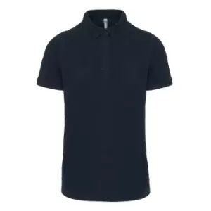 Image of Kariban Adults Unisex Stud Piqu Polo Shirt (XS) (Navy)