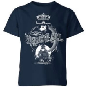 Image of Harry Potter Yule Ball Kids T-Shirt - Navy - 9-10 Years