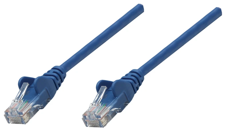 Image of Intellinet Network Patch Cable. Cat6. 0.25m. Blue. Copper. S/FTP. LSOH