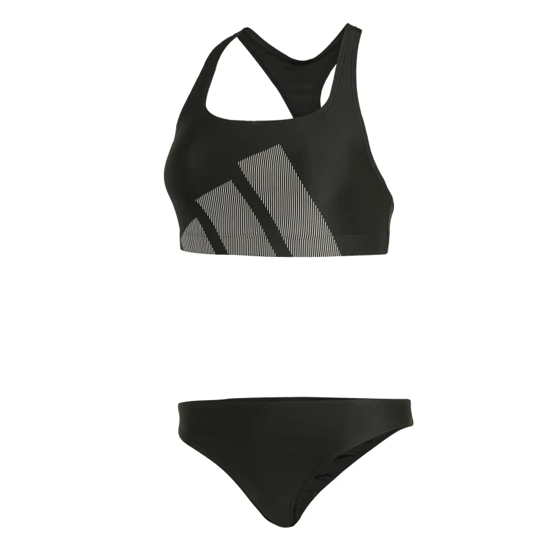Image of 2 Piece swimsuit For Her adidas Big Bars Noir Female 46