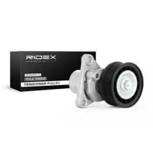 Image of RIDEX Tensioner Pulley FORD,VOLVO 310T0011 1127103,1306666,1371224 Tensioner Pulley, v-ribbed belt 1S7Q6A228AC,1S7Q6A228AD,1S7Q6A228AE,30731938