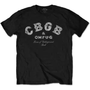 Image of CBGB - Classic Logo Unisex XX-Large T-Shirt - Black